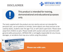 Load image into Gallery viewer, Medical Sutures with Needles for Suture Practice - 12-Pack