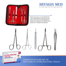 Load image into Gallery viewer, Suture Practice Kit with Needle and Thread - Includes Tutorial Videos - 30-Pack