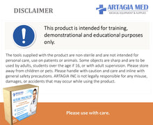 Load image into Gallery viewer, Professional Suture Kit for Suture Training with Large Silicone Suture Pad & Tool Kit - 25-Pieces